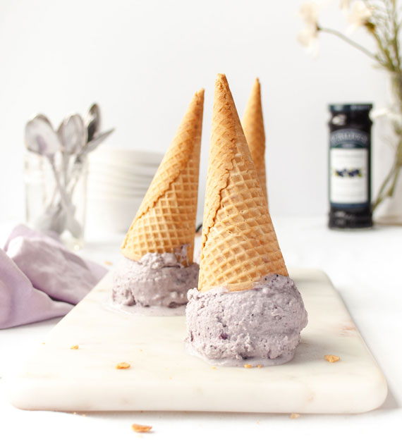 Blueberry & Lavender Ice Cream
