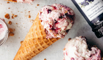 St. Dalfour Blueberry Ice Cream